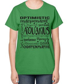 Aquarius 563# - aquarius-  Ladies T-Shirt