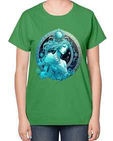 Aquarius 63# - aquarius-  Ladies T-Shirt
