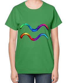 Aquarius 69# - aquarius-  Ladies T-Shirt