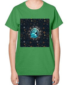 Aquarius Straight 66# - aquarius-  Ladies T-Shirt