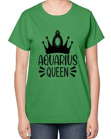 Aquarius queen 73# - aquarius-  Ladies T-Shirt