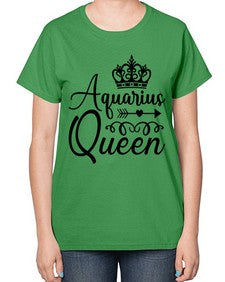 Aquarius queen 74# - aquarius-  Ladies T-Shirt