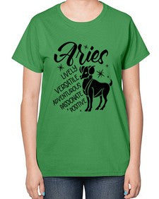 Aries 100# - aries-  Ladies T-Shirt