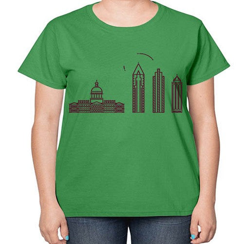 Atlanta 373# - cities-  Ladies T-Shirt