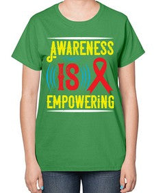 Awareness is empowering Style 6# - Self awareness-  Ladies T-Shirt