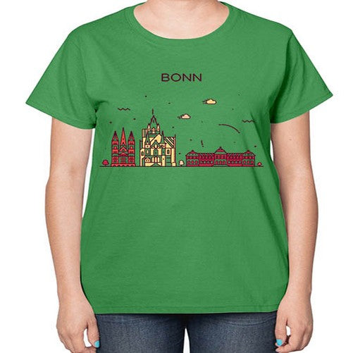 Bonn 474# - cities-  Ladies T-Shirt