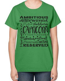 Capricorn 566# - capricorn-  Ladies T-Shirt