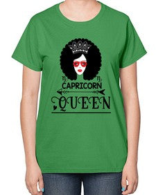Capricorn queen 197# - capricorn-  Ladies T-Shirt