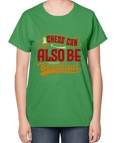 Chess can also be beautiful 65# - chess-  Ladies T-Shirt