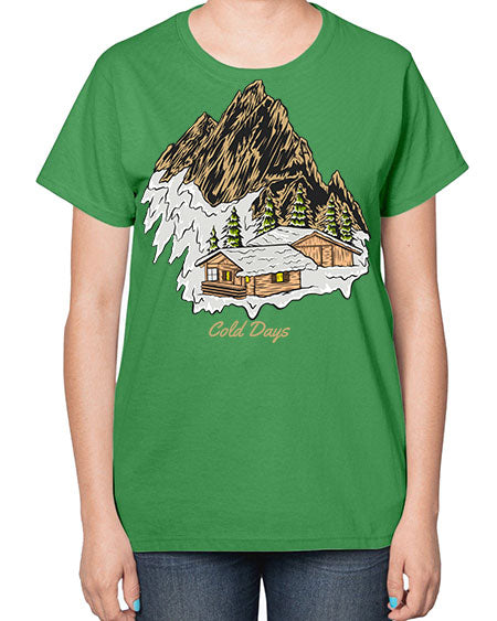 Cold Days 26# - nature-  Ladies T-Shirt