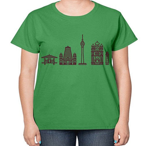 Colombo 598# - cities-  Ladies T-Shirt