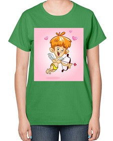 Cupid 80# - cartoon general-  Ladies T-Shirt