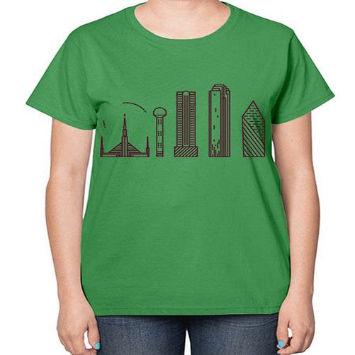 Dallas 644# - cities-  Ladies T-Shirt