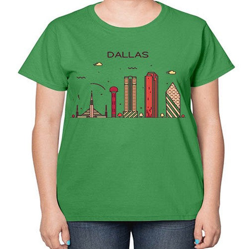 Dallas 646# - cities-  Ladies T-Shirt
