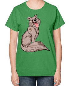 dog 98# - dogs-  Ladies T-Shirt