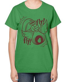 Fly 125# - cartoon general-  Ladies T-Shirt