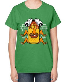 Fuck the weekend 128# - cartoon general-  Ladies T-Shirt