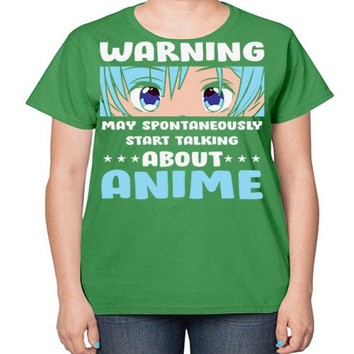 Funny Anime Talk About Anime 229# - anime-  Ladies T-Shirt