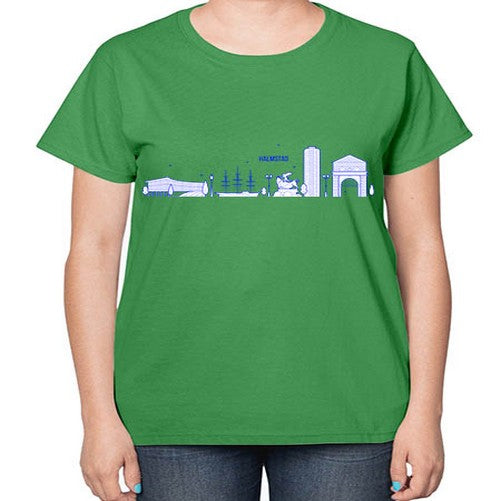 Halmstad 803# - cities-  Ladies T-Shirt