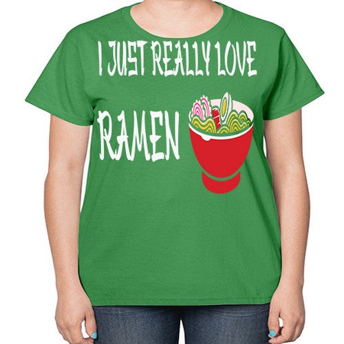 I Just Love Ramen Japanese Anime 238# - anime-  Ladies T-Shirt