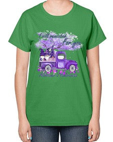 I Will Remember For You AlzheimerS 182# - alzheimers-  Ladies T-Shirt