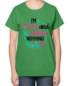 Im A Mom And A Nurse Nothing Style Style 957# - nurse-  Ladies T-Shirt