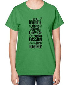 Its A Beautiful Style Style 1008# - nurse-  Ladies T-Shirt