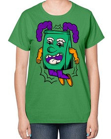Jumping pouch 146# - cartoon general-  Ladies T-Shirt