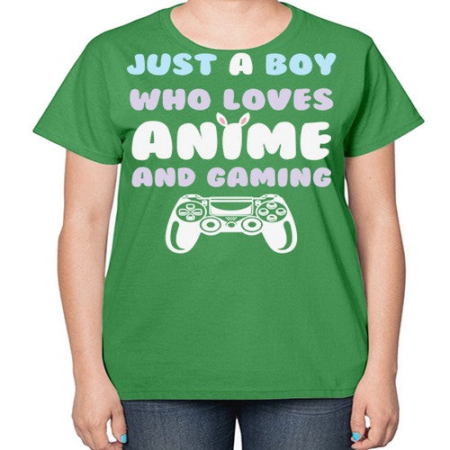 Just A Boy Who Loves 261# - anime-  Ladies T-Shirt