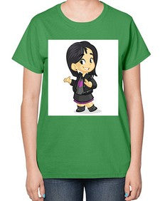 Kid 147# - cartoon general-  Ladies T-Shirt