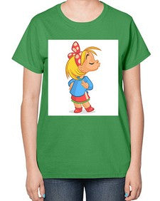 Kid 152# - cartoon general-  Ladies T-Shirt