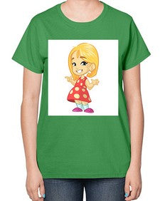 Kid 154# - cartoon general-  Ladies T-Shirt