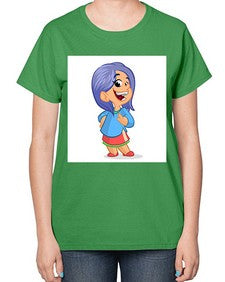 Kid 155# - cartoon general-  Ladies T-Shirt