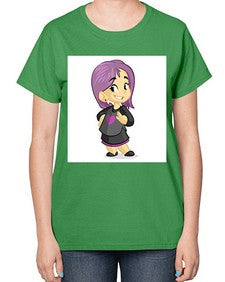Kid 156# - cartoon general-  Ladies T-Shirt