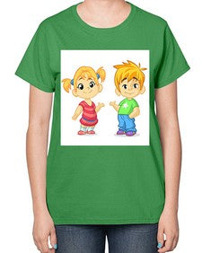 Kid 157# - cartoon general-  Ladies T-Shirt