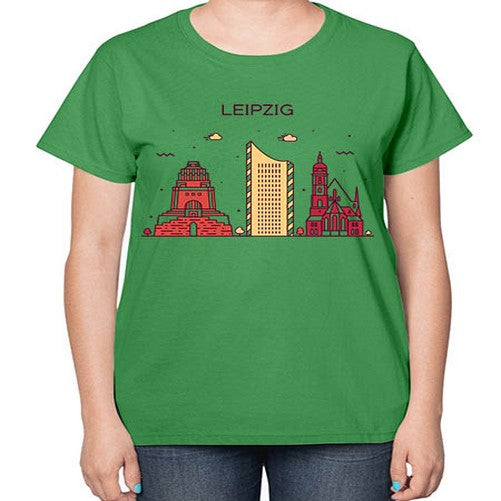 Leipzig 1128# - cities-  Ladies T-Shirt