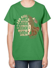 Leo girl 289# - leo-  Ladies T-Shirt