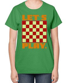 Lets play 135# - chess-  Ladies T-Shirt