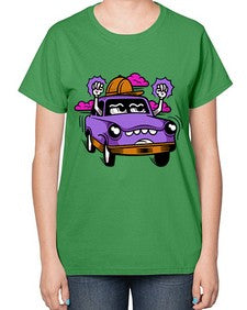 Mad driver 162# - cartoon general-  Ladies T-Shirt