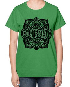 Mandala Courage 759# - mandala-  Ladies T-Shirt