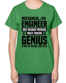 Mechanical engineer Style 1090# - engineer-  Ladies T-Shirt