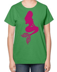 MermaidMandalaUpdated 933# - mandala-  Ladies T-Shirt