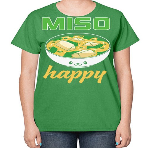 Miso Anime Japanese Food Lover 268# - anime-  Ladies T-Shirt