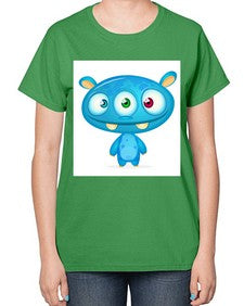 Monster 181# - cartoon general-  Ladies T-Shirt