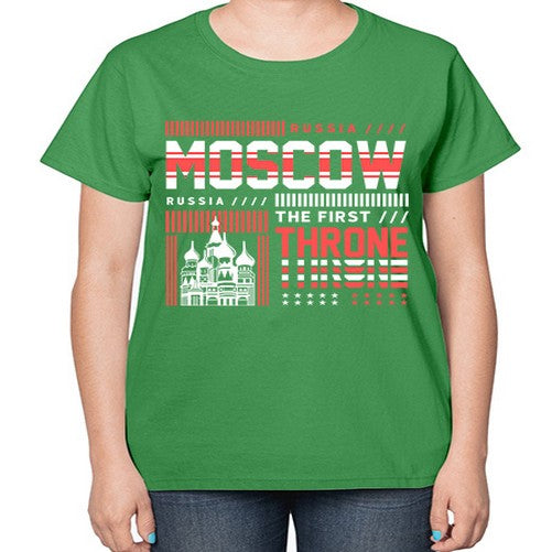 Moscow 1356# - cities-  Ladies T-Shirt