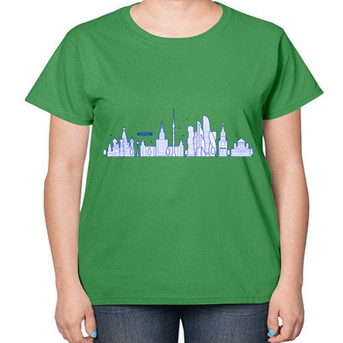 Moscow 1358# - cities-  Ladies T-Shirt