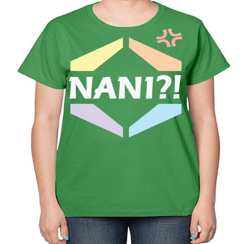 Nani What Funny Japanese Anime 270# - anime-  Ladies T-Shirt