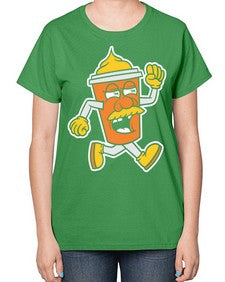 Never too old 197# - cartoon food-  Ladies T-Shirt