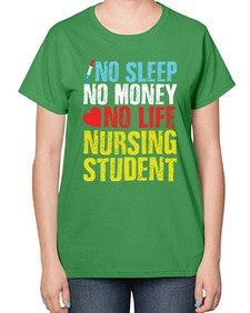 No Sleep Style 314# - nurse-  Ladies T-Shirt
