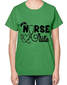 Nurse life 1166# - nurse-  Ladies T-Shirt